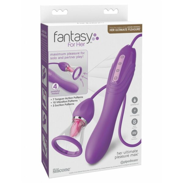 Pompka do penisa Pipedream Fantasy for her Fioletowy - obrazek 2