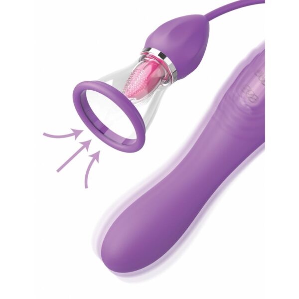 Pompka do penisa Pipedream Fantasy for her Fioletowy - obrazek 4