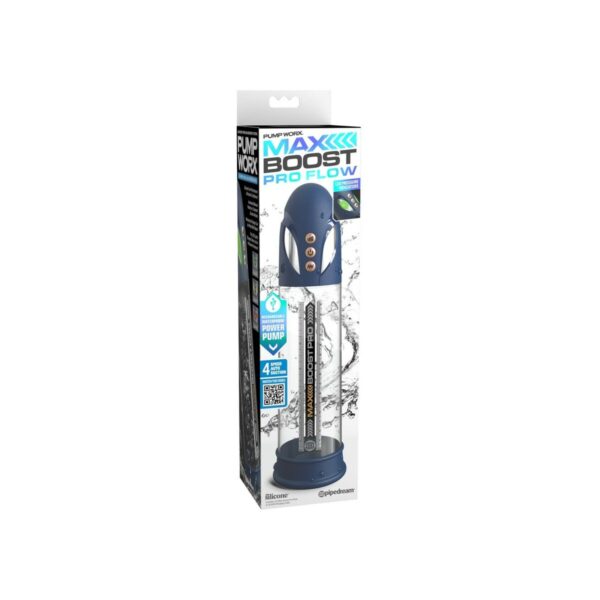 Pompka do penisa Pipedream Worx Max Boost Pro Niebieski - obrazek 2