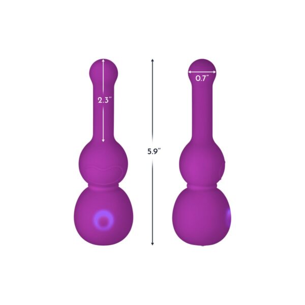 Mini Wibrator FemmeFunn Poly Fioletowy - obrazek 8