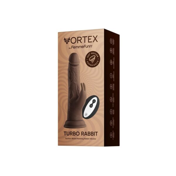 Realistyczne dildo FemmeFunn Brązowy - obrazek 4