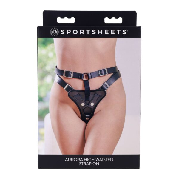 penis z uprzążą Sportsheets Czarny - obrazek 6