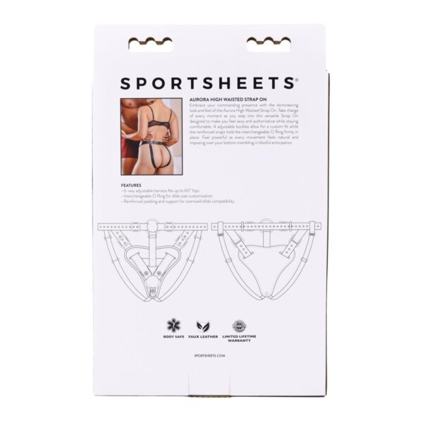 penis z uprzążą Sportsheets Czarny - obrazek 7