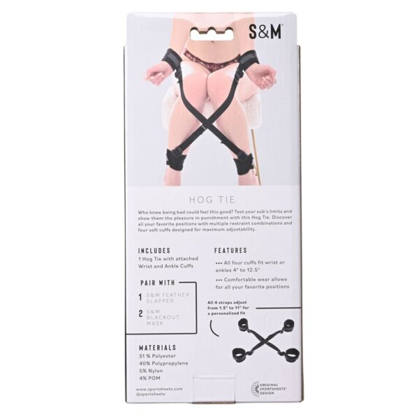 miotełka z piórkami Sportsheets Sex and Mischief Czarny - obrazek 6