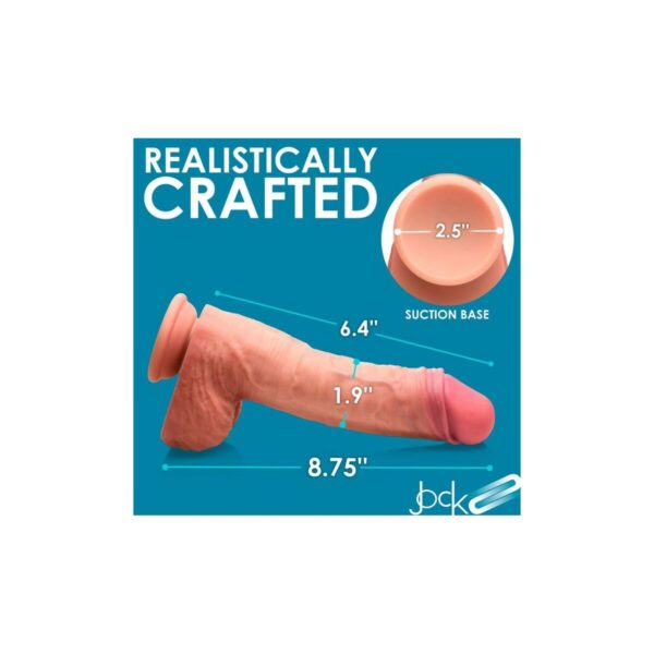 Realistyczne dildo XR 22,2 cm - obrazek 5