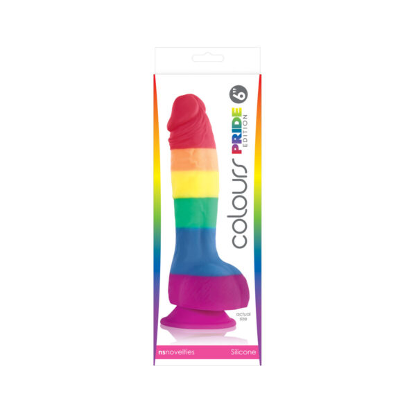 Dildo NS Novelties Colours Wielokolorowy Ø 4,5 cm - obrazek 2
