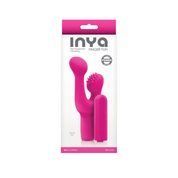 Wibrator Podwójnej Stymulacji NS Novelties Inya Różowy - obrazek 2