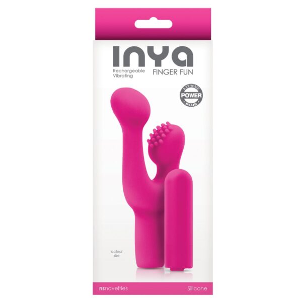 Wibrator Podwójnej Stymulacji NS Novelties Inya Różowy - obrazek 4