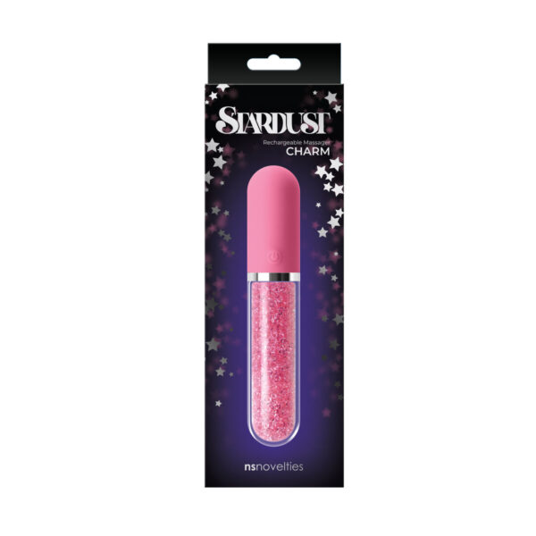 Wibrujący pocisk NS Novelties Stardust Różowy - obrazek 2