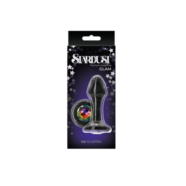 Zatyczka Analna NS Novelties Stardust Czarny - obrazek 2