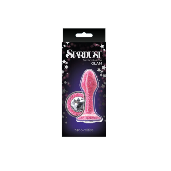 Zatyczka Analna NS Novelties Stardust Różowy - obrazek 2