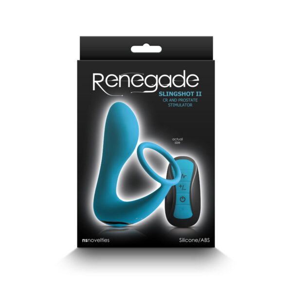 Masażer prostaty NS Novelties RENEGADE SLINGSHOT Niebieski - obrazek 2
