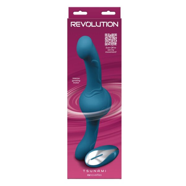 Masturbator do podwójnej penetracji NS Novelties Revolution Niebieski - obrazek 8