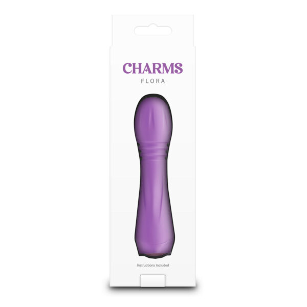 Mini Wibrator NS Novelties Charms Flora Fioletowy Różowy - obrazek 3