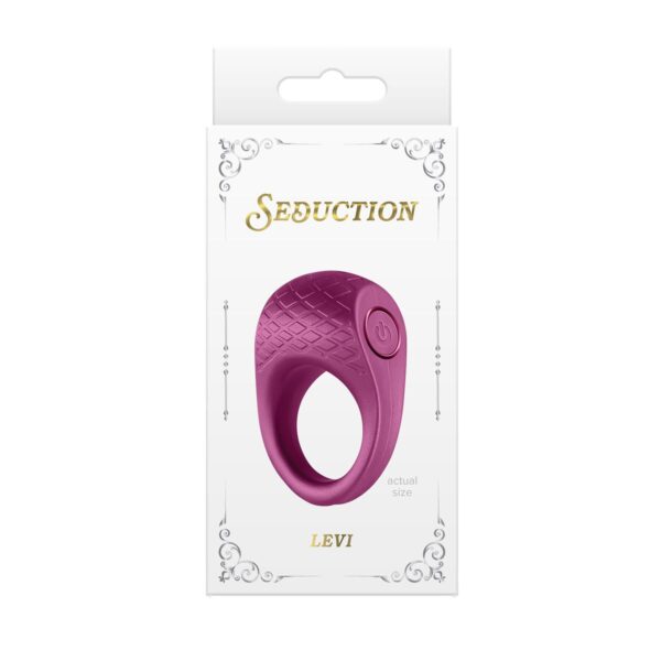 Pierścień Erekcyjny Trójpak NS Novelties Seduction Czerwony - obrazek 8