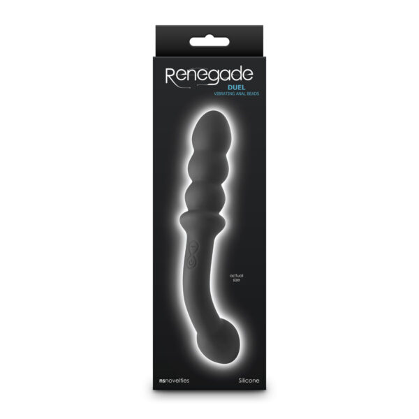 Dildo NS Novelties RENEGADE DUEL Czarny - obrazek 3