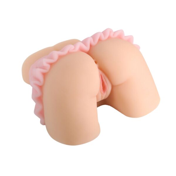 Endurance masturbator w kształcie tyłka NS Novelties Senna White Mięso - obrazek 2