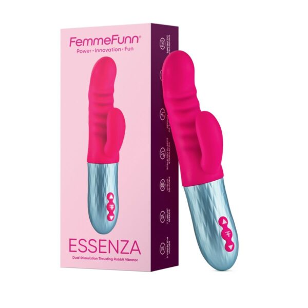 Wibrator Podwójnej Stymulacji FemmeFunn Essenza Różowy - obrazek 2
