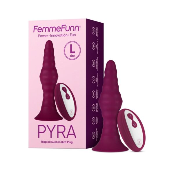 Zatyczka Analna FemmeFunn Pyra Fuksja - obrazek 2