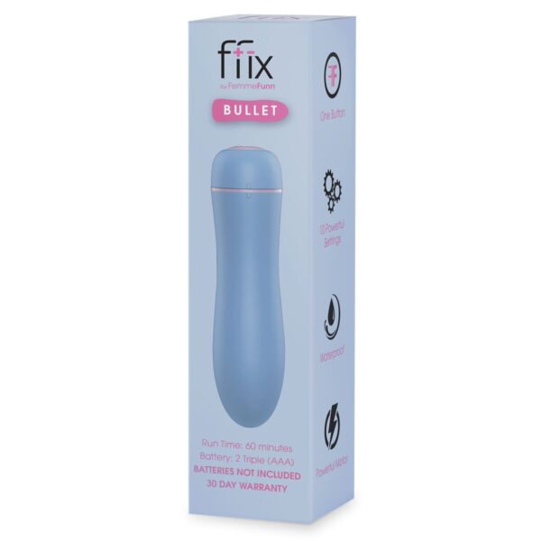 Mini Wibrator FemmeFunn Ffix Bullet Niebieski - obrazek 7