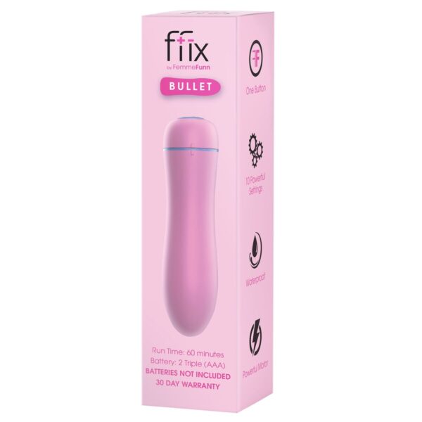 Mini Wibrator FemmeFunn Ffix Bullet Różowy - obrazek 7