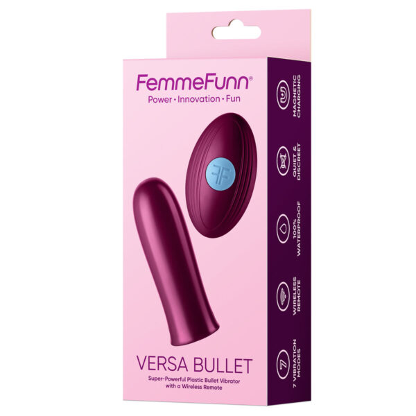 Wibrujący pocisk FemmeFunn Versa Bullet Różowy - obrazek 3