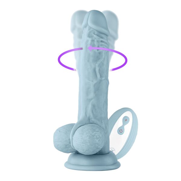 Wibrator FemmeFunn Vortex Niebieski - obrazek 2