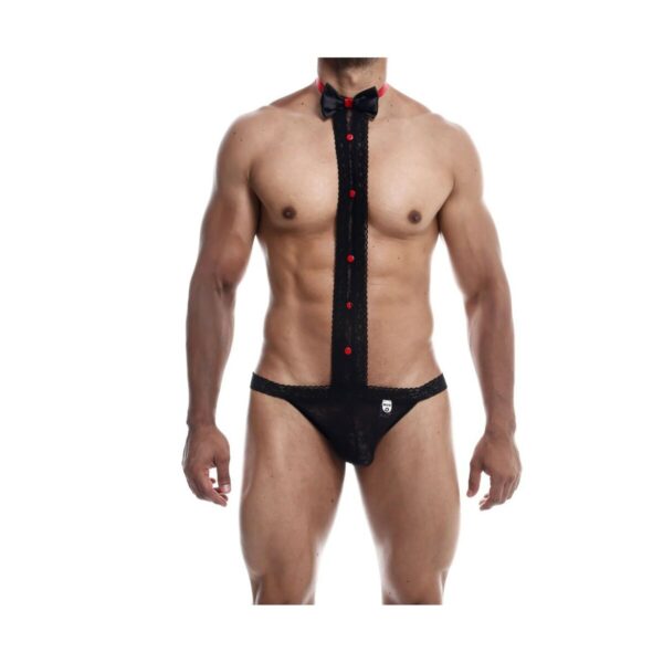 Stringi Mob Eroticwear Czarny L/XL - obrazek 4
