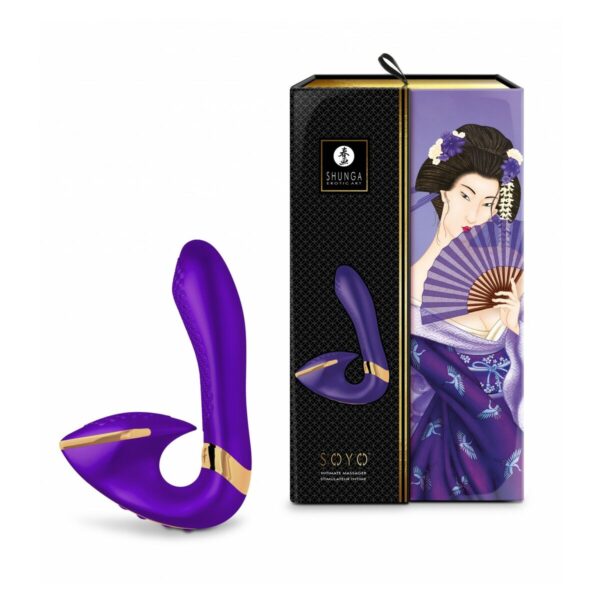 Masażer Shunga Soyo Fioletowy - obrazek 3