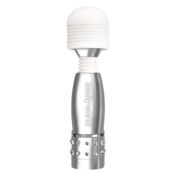 mini wibrator srebrny Bodywand Mini Wands Srebrzysty - obrazek 2