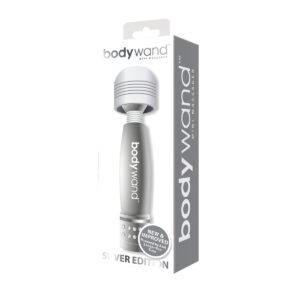 mini wibrator srebrny Bodywand Mini Wands Srebrzysty