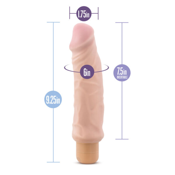Realistyczne dildo Blush Au Naturel Home Wrecker TPE Ø 5,1 cm (20,3 cm) - obrazek 5