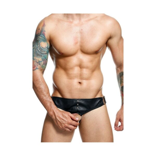 Stringi Mob Eroticwear Czarny - obrazek 2
