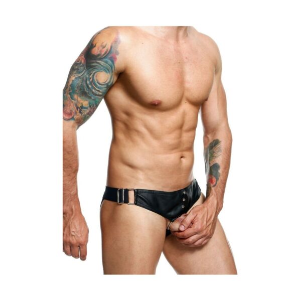Stringi Mob Eroticwear Czarny - obrazek 5