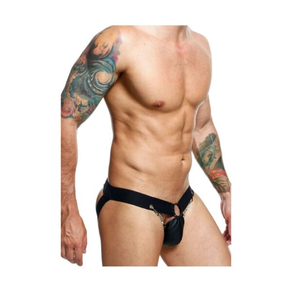 Stringi Mob Eroticwear Czarny - obrazek 2
