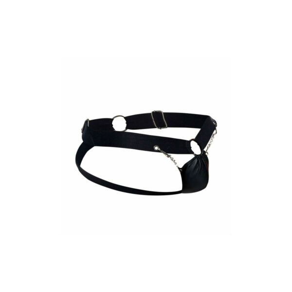 Stringi Mob Eroticwear Czarny - obrazek 5