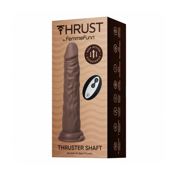 Realistyczne dildo FemmeFunn Brązowy - obrazek 4