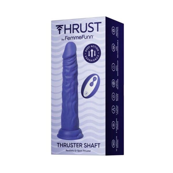 Realistyczne dildo FemmeFunn Fioletowy - obrazek 2