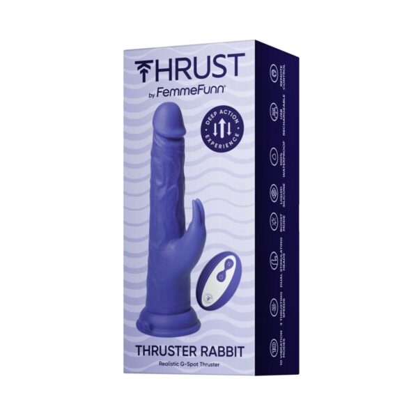 Realistyczne dildo FemmeFunn Fioletowy - obrazek 7