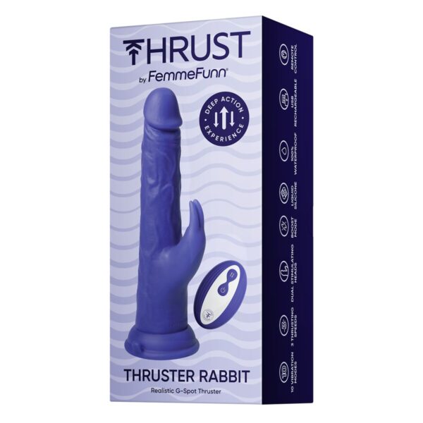 Realistyczne dildo FemmeFunn Fioletowy - obrazek 8