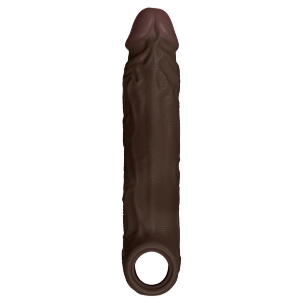 Nakładka na penisa Shaft F Czarny Ø 4 cm 19,8 cm - obrazek 3