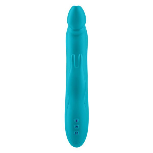 Wibrator punktu G FemmeFunn BOOSTER RABBIT XL Niebieski - obrazek 5