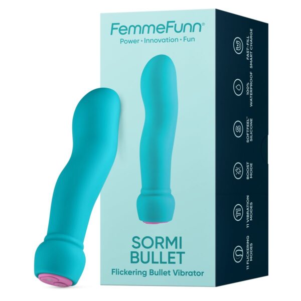 Wibrator FemmeFunn Niebieski - obrazek 8
