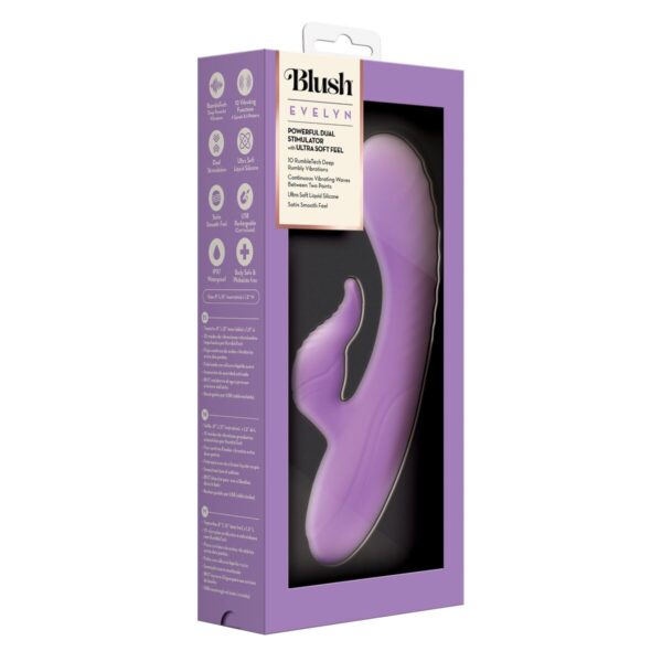 Wibrator punktu G Blush Evelyn Fioletowy - obrazek 6