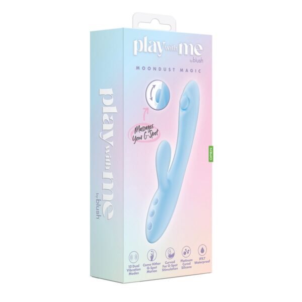 Wibrator punktu G Blush Play with me Niebieski - obrazek 6