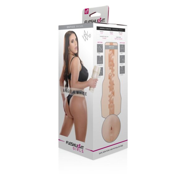 Masturbator Fleshlight Angela White Indulge  Biały - obrazek 8