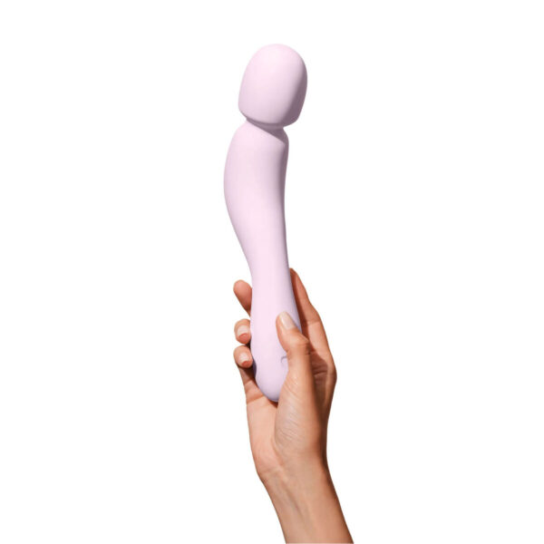 Wibrator Dame Com Wand Massager Quartz Biały Różowy - obrazek 2