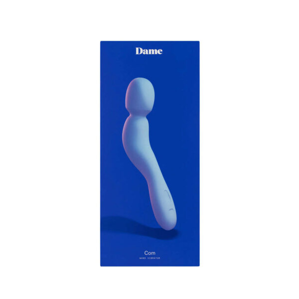 Wibrator Dame Com Wand Massager Periwinkle Niebieski - obrazek 2