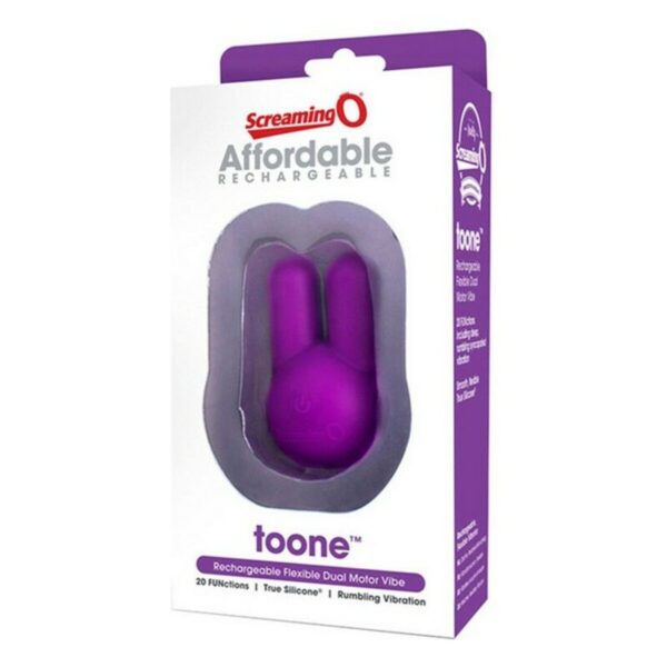 Toon wibrator fioletowy The Screaming O Affordable Rechargeable - obrazek 3