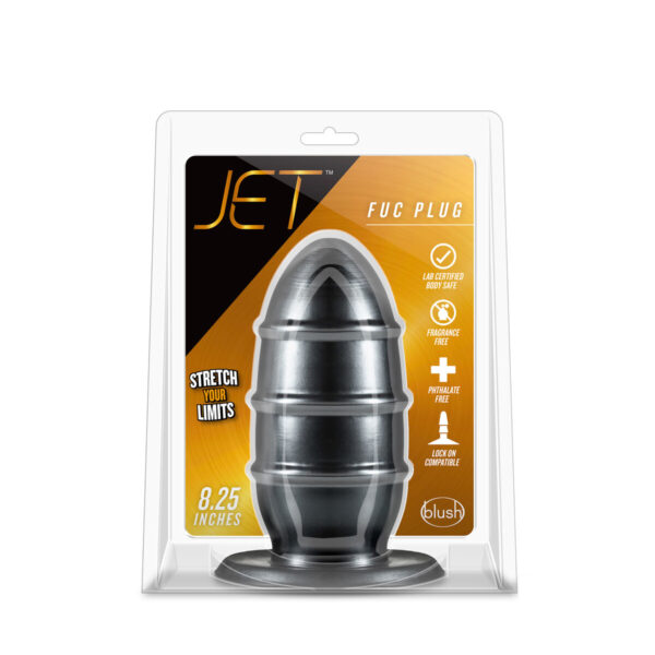 Zatyczka Analna Blush Jet Czarny (8,9 cm) - obrazek 7